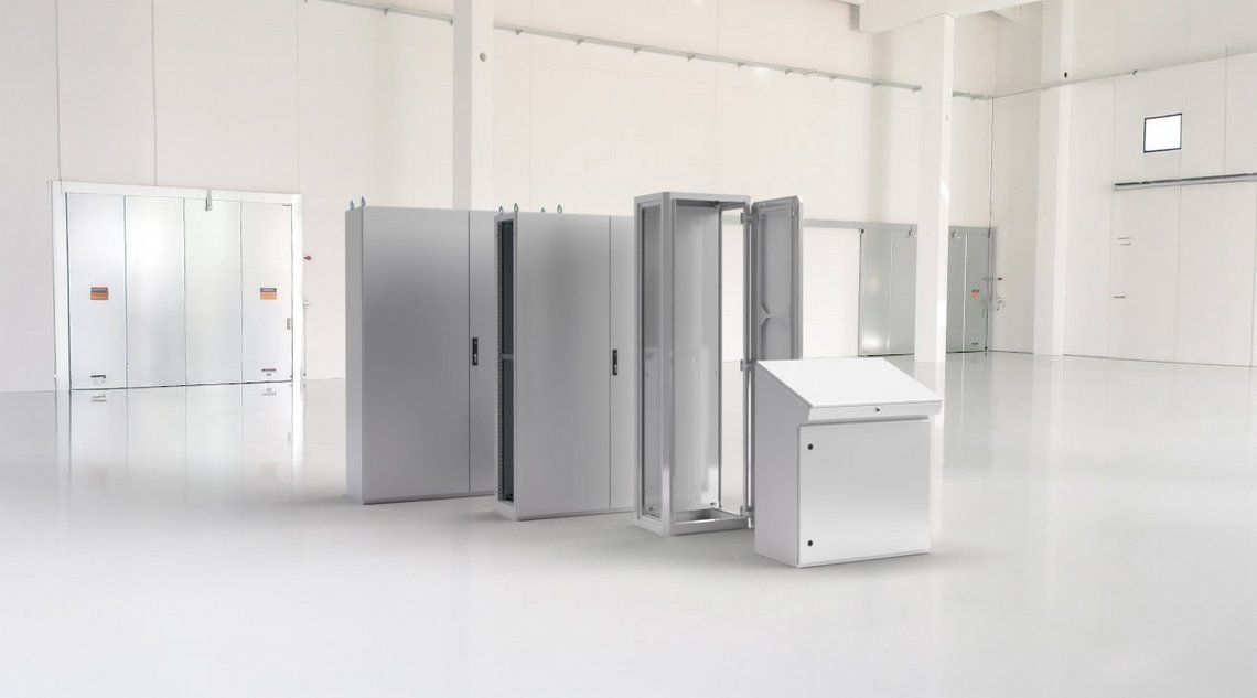 Types d'armoires électriques, de systèmes de pupitres, d'armoires pour salles blanches ou de PC de häwa