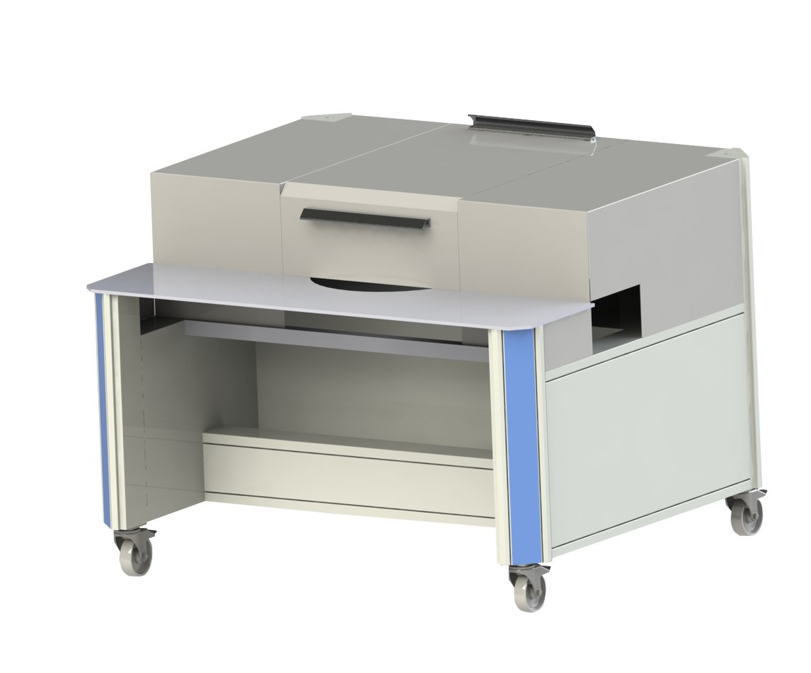 Halbautomatisierter Handarbeitsplatz