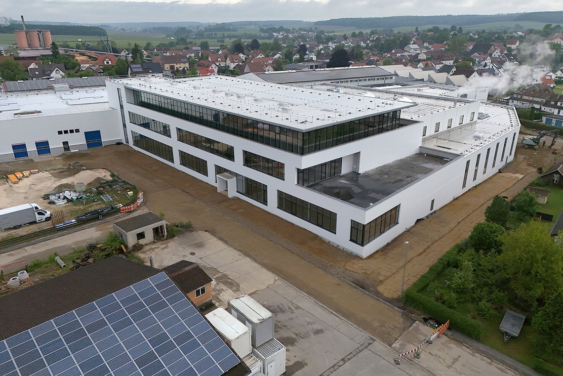 Avec ce nouveau bâtiment, häwa double la superficie de son site à Wain.