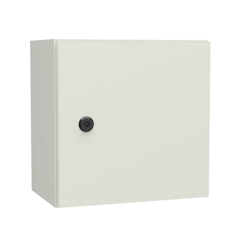 Coffret mural série 33 en tôle d'acier, 1 porte
