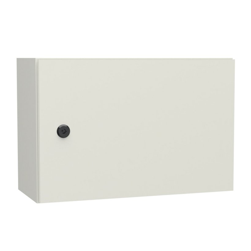 Coffret mural série 33 en tôle d'acier, 1 porte