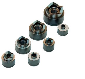 Jeu d’emporte-pièces ronds avec emporte-pièces métriques de M12 à M50