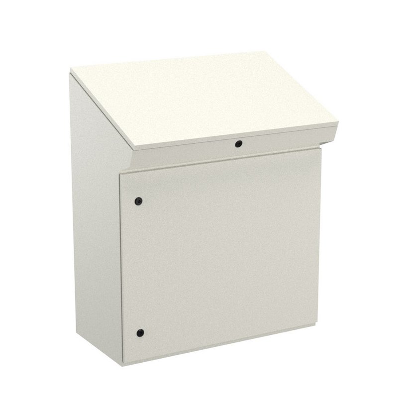 Pupitre H335 en tôle d‘acier, 1 porte Pupitre H335 en tôle d‘acier, 1 porte
