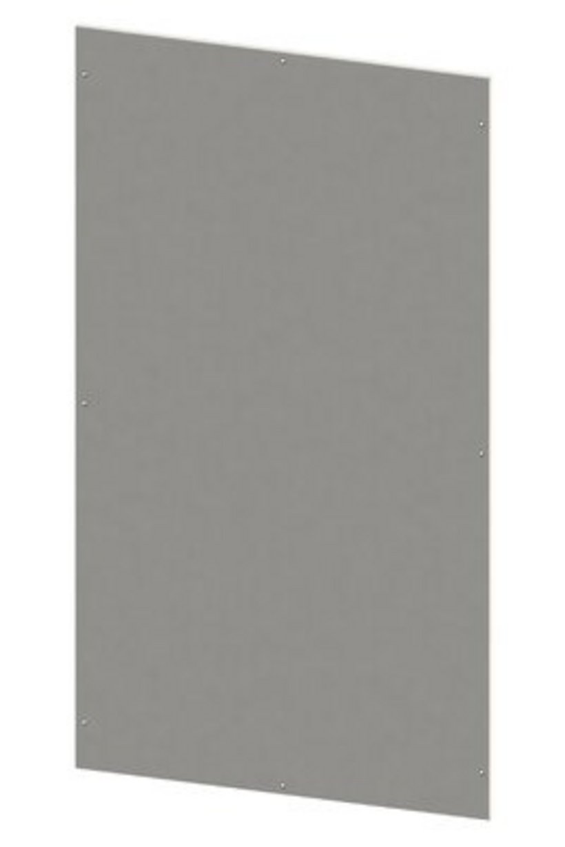 Panneau arrière vissé en tôle d‘acier