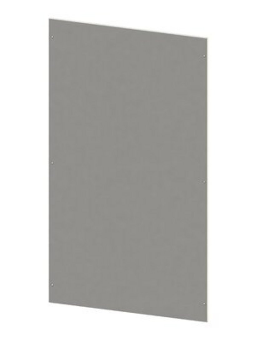 Panneau arrière vissé en tôle d‘acier