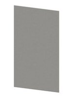 Panneau arrière vissé en tôle d‘acier