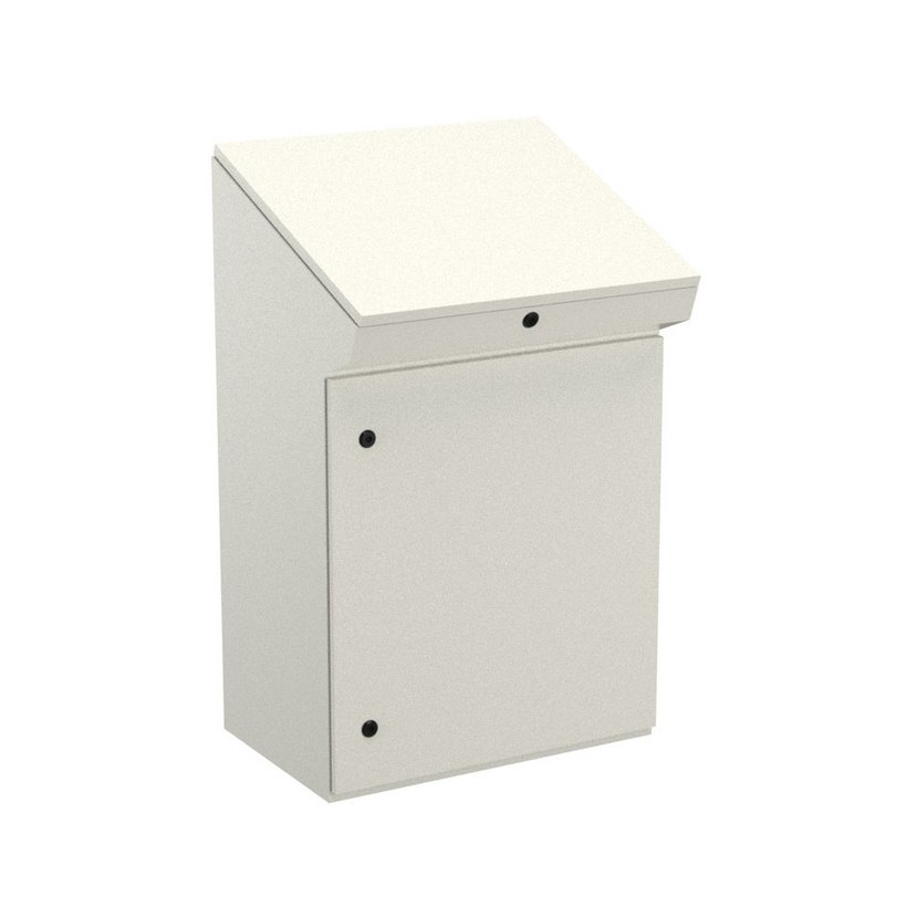 Pupitre H335 en tôle d‘acier, 1 porte Pupitre H335 en tôle d‘acier, 1 porte
