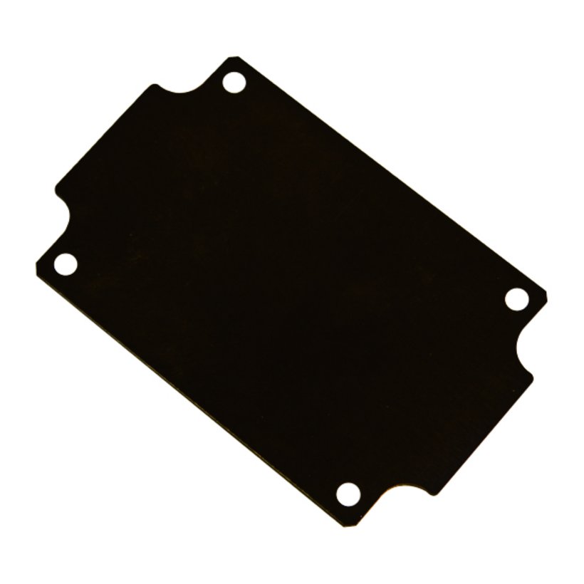 Platine de montage pour boîtiers en matiére plastique polyester Platine de montage pour boîtiers en matiére plastique polyester