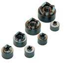 Jeu d’emporte-pièces ronds avec emporte-pièces métriques de M12 à M50