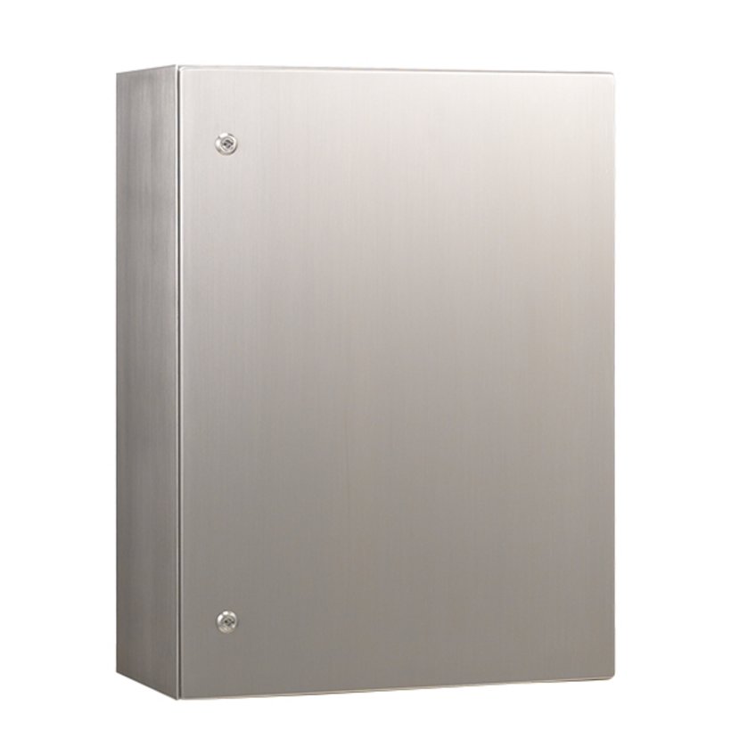 Coffret mural série 33, acier inoxydable, 1 porte