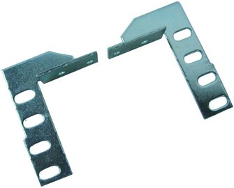 Equerres de fixation pour rails serre-câbles