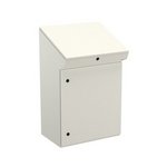 Pupitre H335 en tôle d‘acier, 1 porte