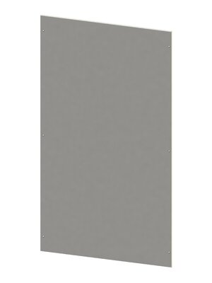 Panneau arrière vissé en tôle d‘acier