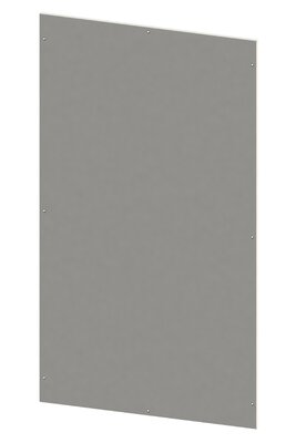 Panneau arrière vissé en tôle d‘acier