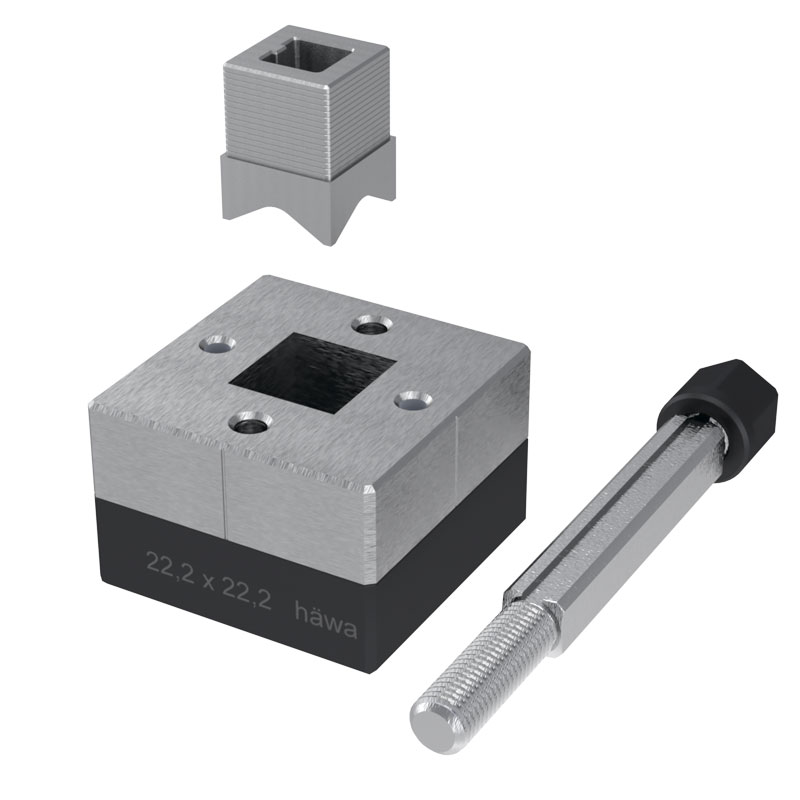 Emporte-pièce carré 22,2